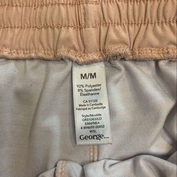 George Coral Peached Jersey Pyjama Shorts Size Medium - Picture 4 of 4